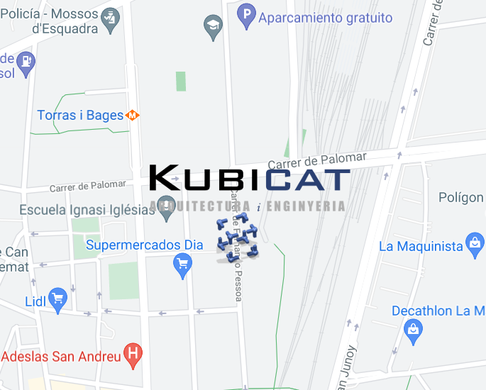 Mapa Oficinas Kubicat